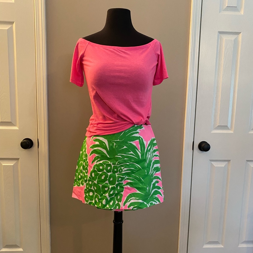Lily Pulitzer Pineapple Skirt Size 6